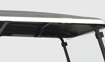 注塑顶蓬+铝合金包边