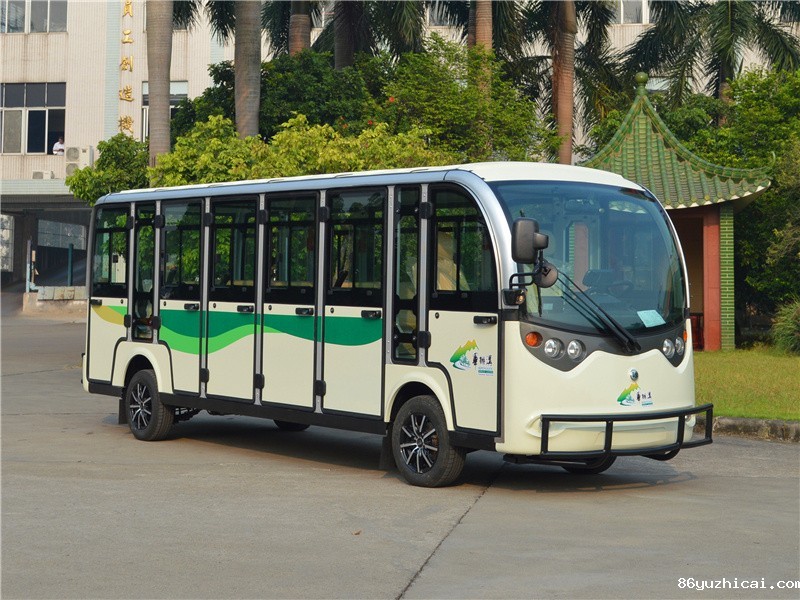 17座电动观光车-封闭款